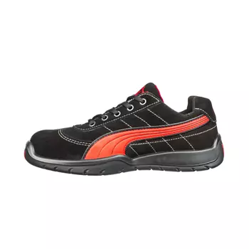 Puma Silverstone Low safety shoes S1P, Black/Red