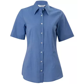 Kümmel Nicole fil-á-fil kortärmad skjorta dam, Mellanblå