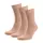 3-pack strumpor med merinoull, Latte, Latte, swatch
