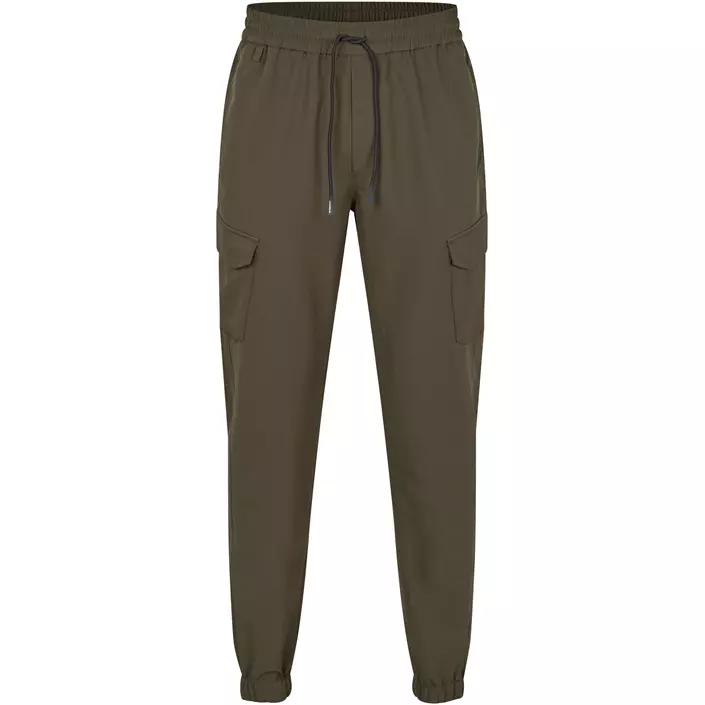 ID stretch cargobyxa, Oliv, large image number 0