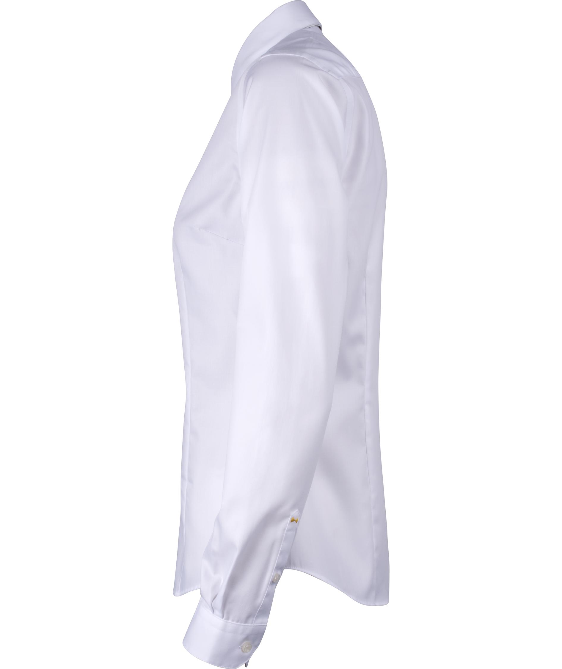 J. Harvest & Frost Twill Yellow Bow 50 lady fit shirt, White, large image number 2