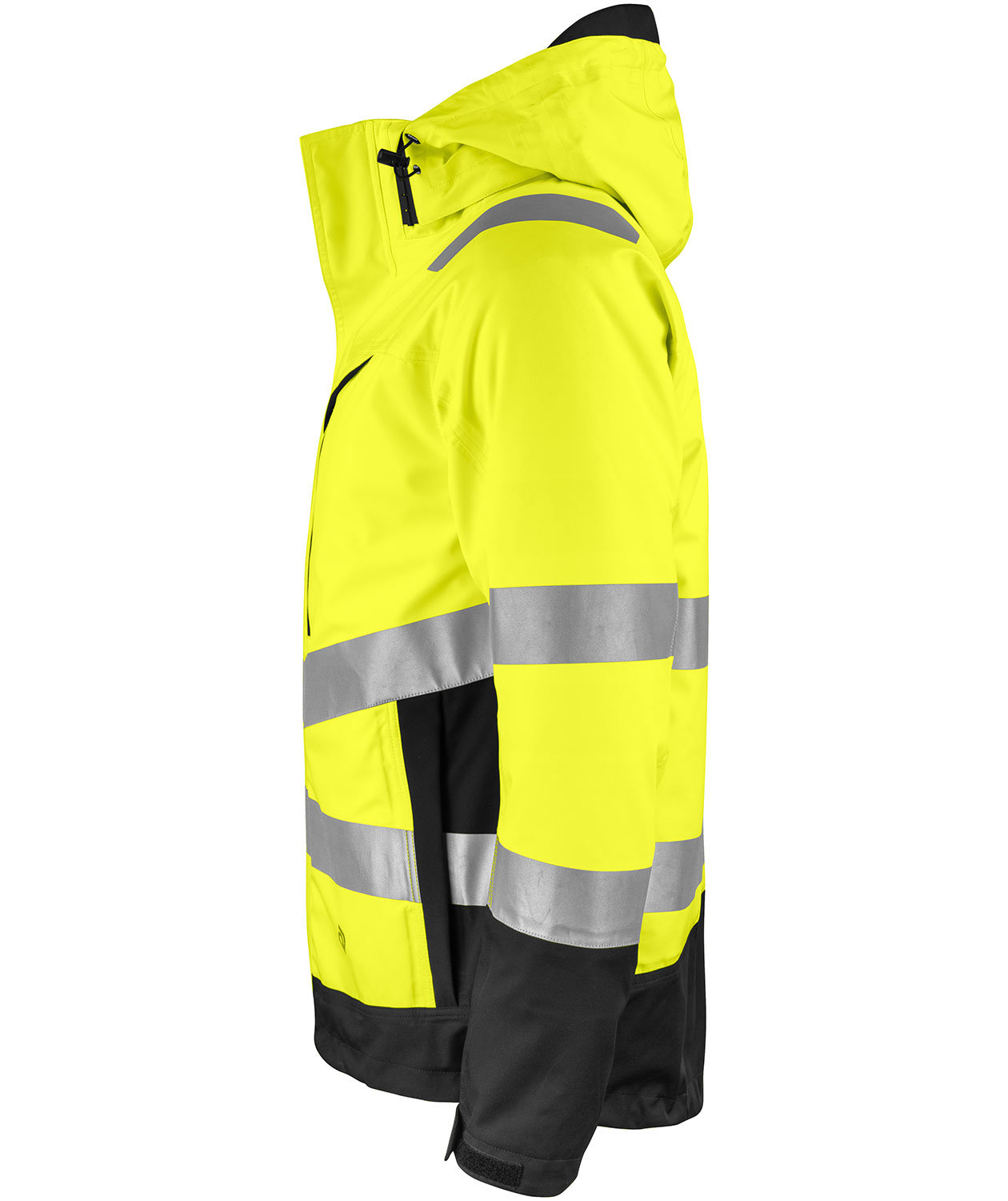 ProJob 3-i-1 arbejdsjakke, Hi-vis Gul/Sort, large image number 2
