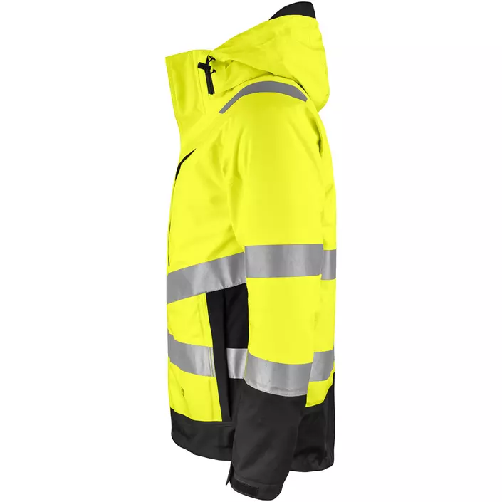 ProJob 3-in-1 work jacket, Hi-vis Yellow/Black, large image number 2