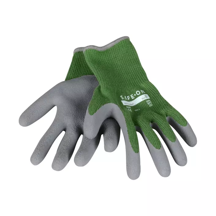 SAFE-ON MaxiGrap Handschuhe, Grau/Grün, large image number 2
