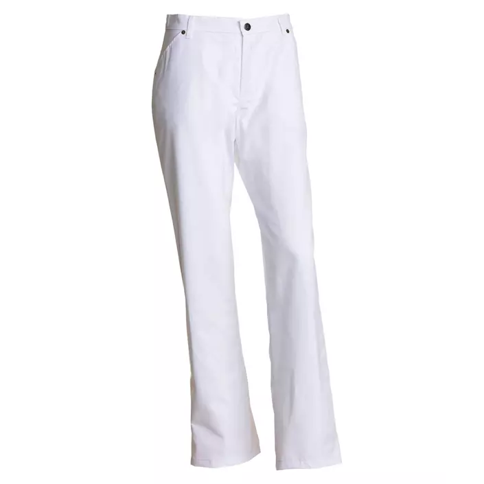 Nybo Workwear Club Classic damebukse med ekstra benlengde, Hvit, large image number 0