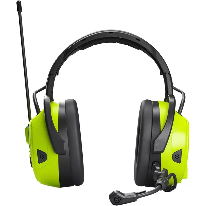 Hellberg Local 2 høreværn med Bluetooth, Sort/Gul, Sort/Gul, large image number 1