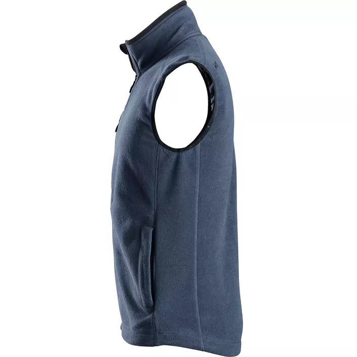 Snickers AllroundWork fleece vest, Marine Blue/Black, large image number 2