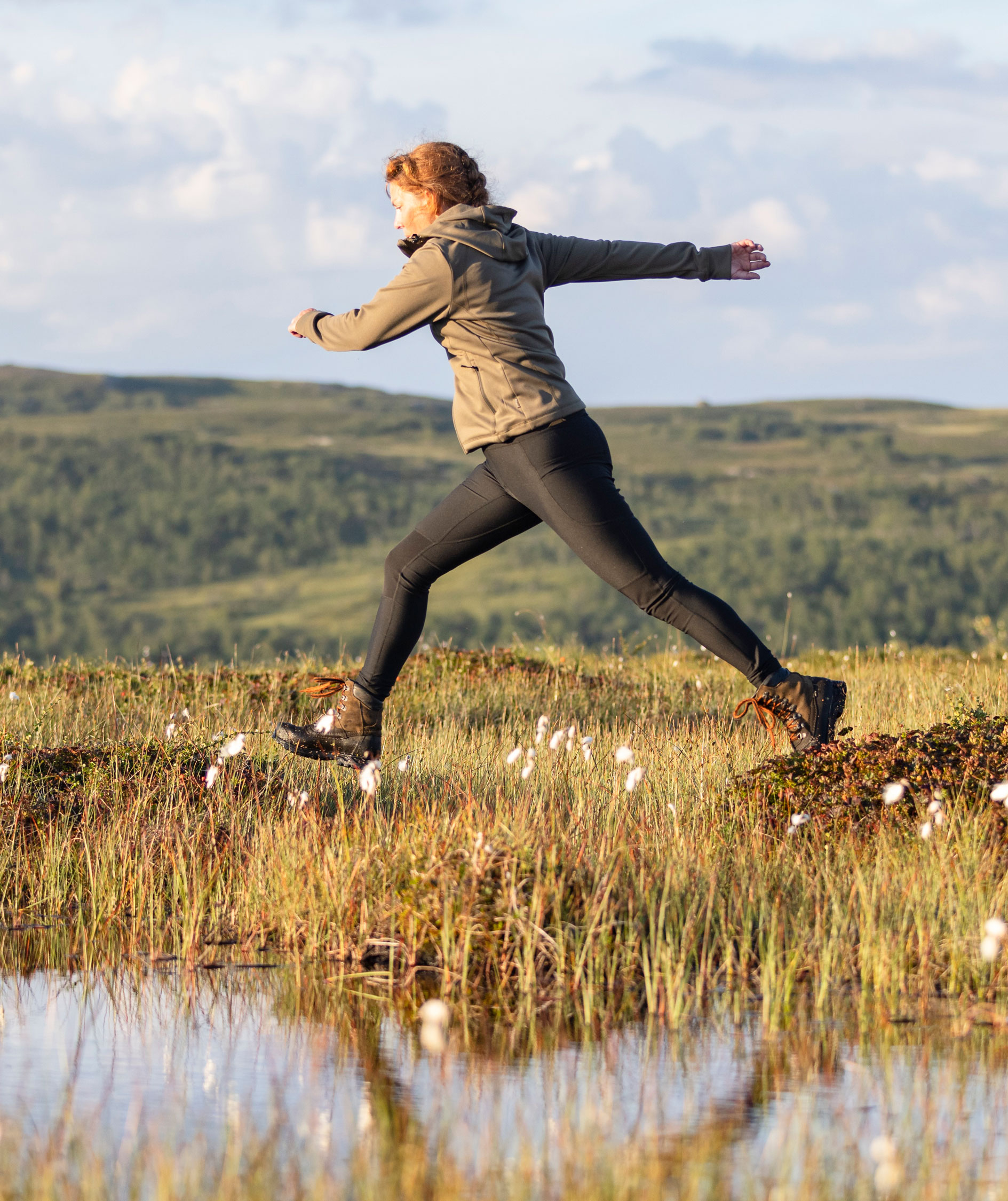 Pinewood&nbsp;Finnveden Active dametights, Sort, large image number 5