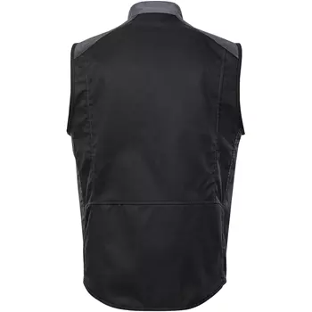 Fristads work vest 5555 STFP, Black/Grey
