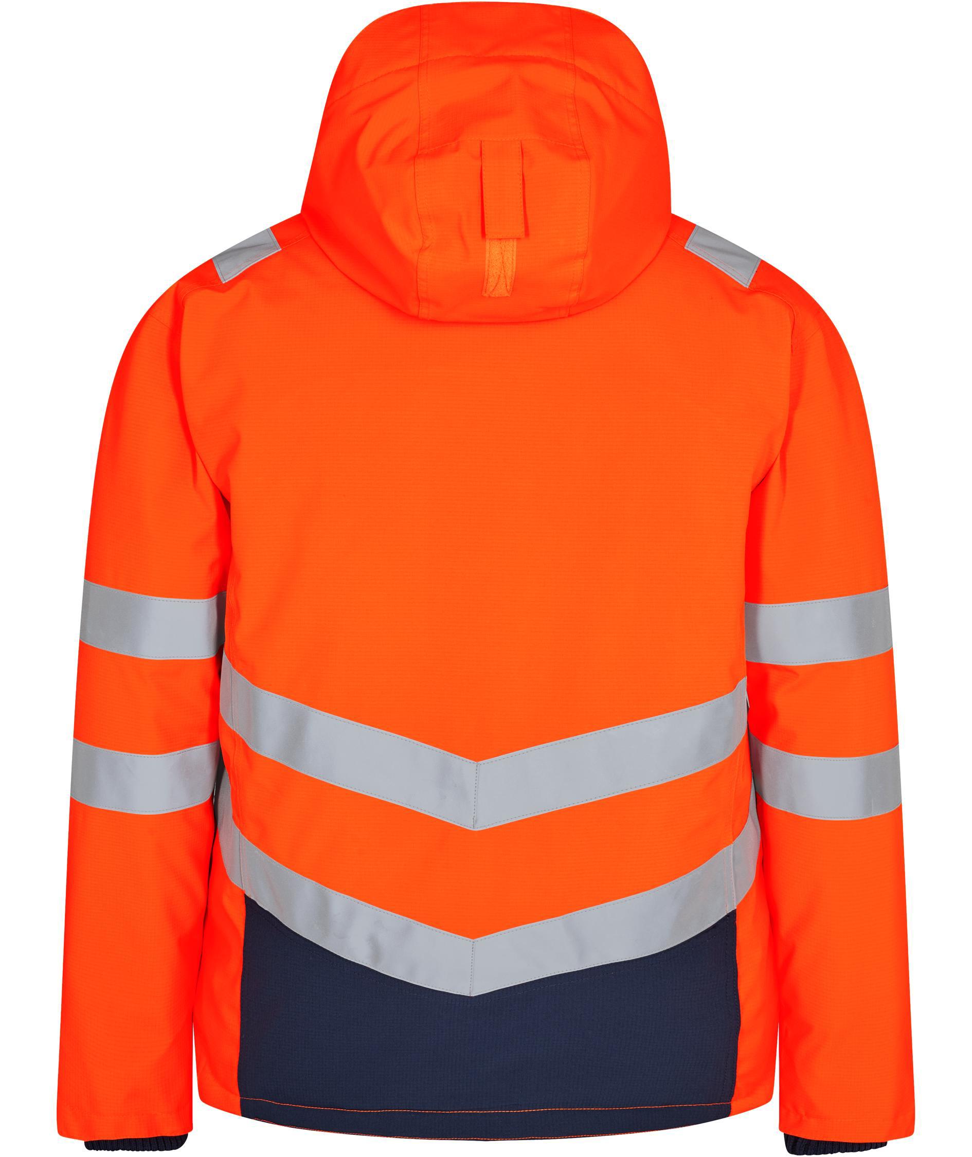 Engel Safety winter jacket, Orange/Blue Ink, large image number 1