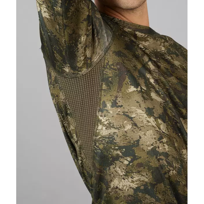 Seeland Active Camo langermet T-skjorte, InVis Green, large image number 2