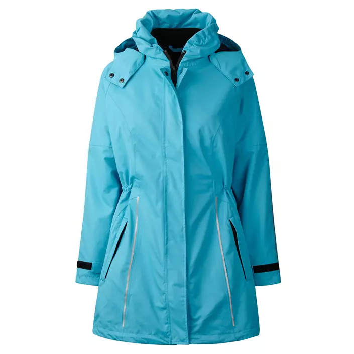 Xplor Care women's zip-in shell jacket, Aqua, large image number 0