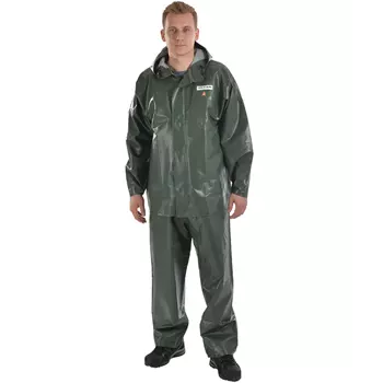 Ocean Offshore Pro FR rain jacket, Olive Green