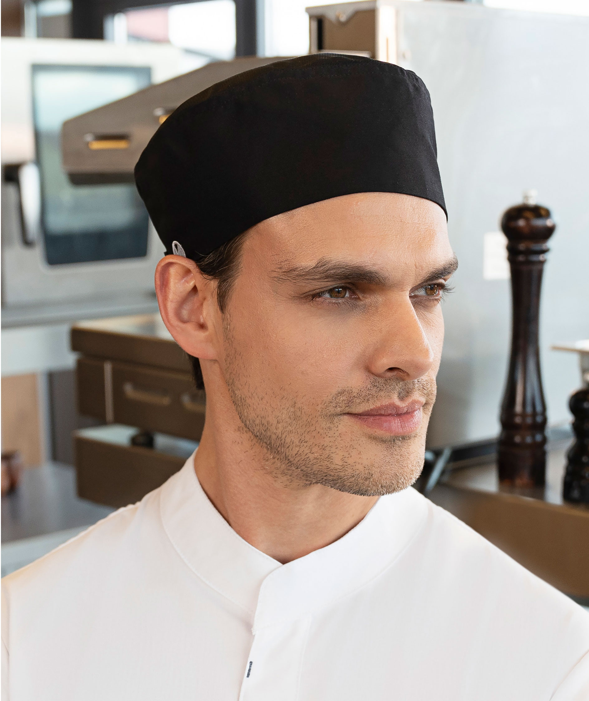Karlowsky chef&rsquo;s toque, Black, Black, large image number 1