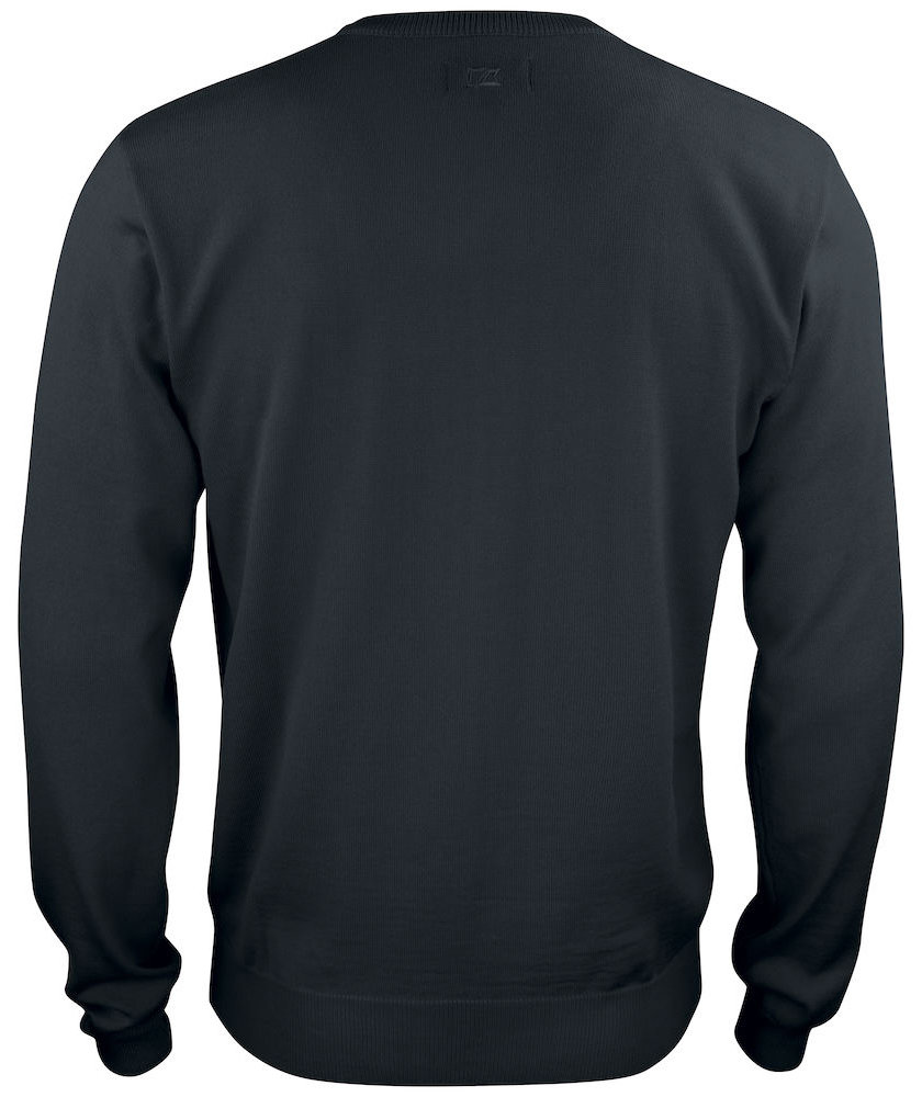 Cutter & Buck Everett sweatshirt with merino wool, Black