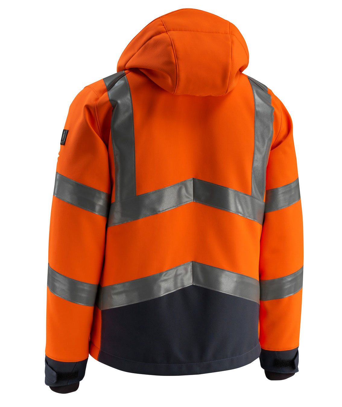 Mascot Safe Supreme Blackpool softshell jacket, Hi-Vis Orange/Dark Marine, large image number 2