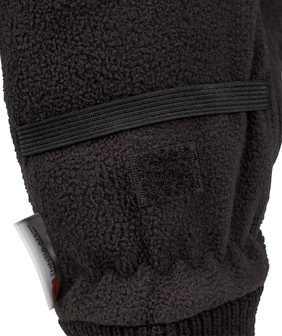 Tegera T6030 fingerless Thinsulate&trade; wintergloves, Black, large image number 4
