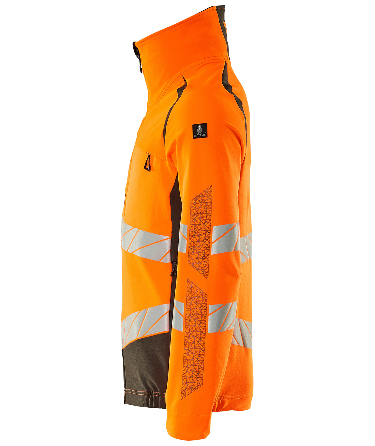 Mascot Accelerate Safe jakke full stretch, Oransje/M&oslash;rk antrasitt, large image number 2