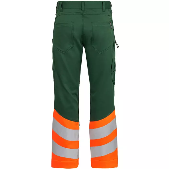 Engel Safety work trousers, Green/Hi-Vis Orange, large image number 1