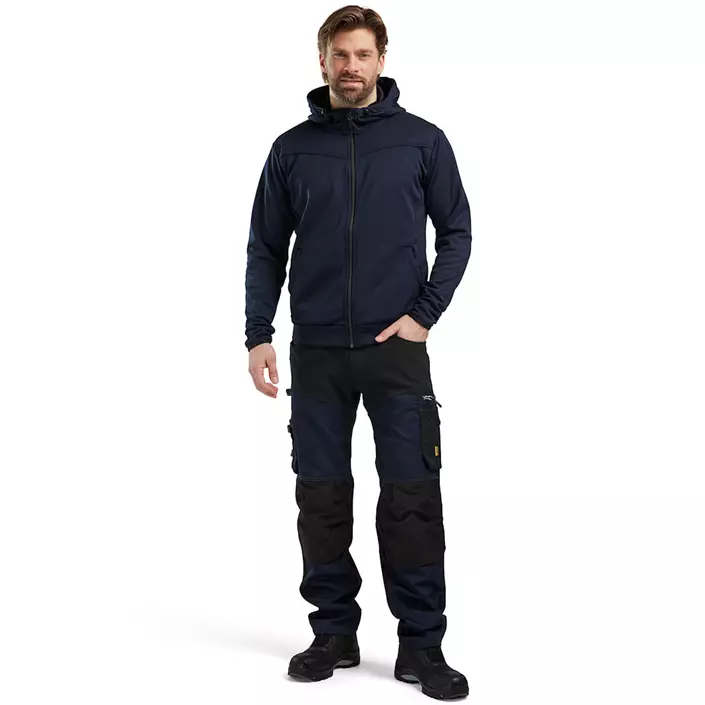 Blåkläder Unite hoodie, Mörk Marinblå/Svart, large image number 1
