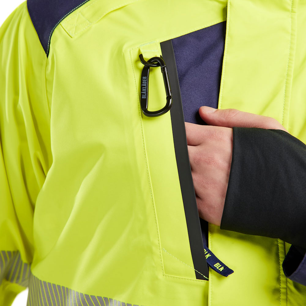 Bl&aring;kl&auml;der shell jacket, Hi-vis Yellow/Black, large image number 8