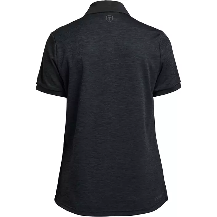 Tenson TXlite Melange Damen Poloshirt, Black, large image number 2