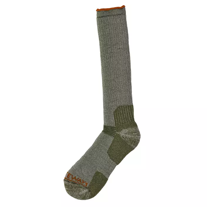 Gateway1 Ultra Kneehigh socks, Olive Melange, large image number 0