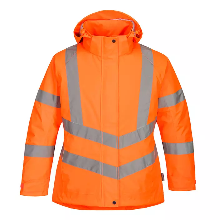 Portwest women's winter jacket, Hi-vis Orange, large image number 0