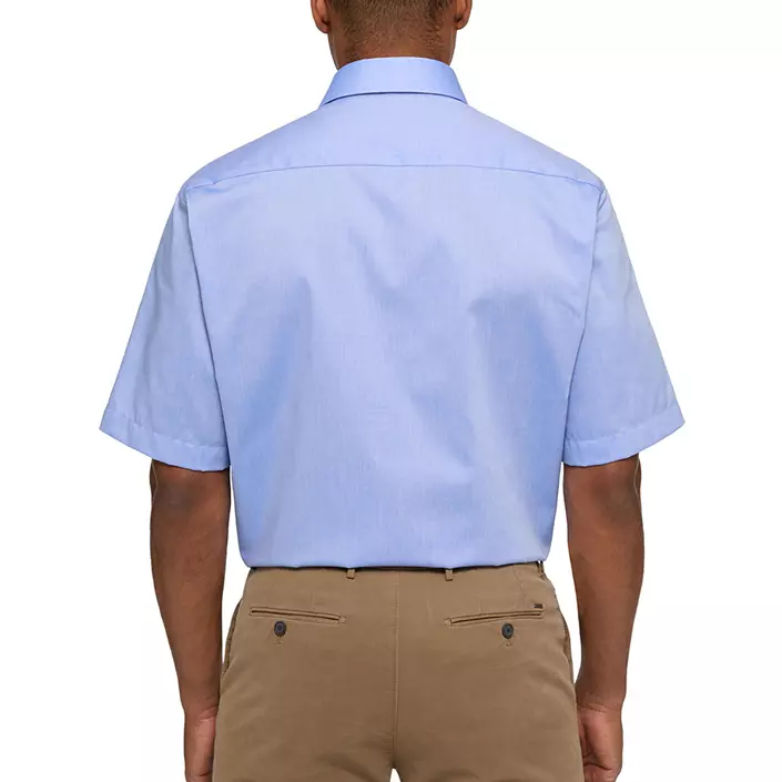 Eterna Fein Oxford Comfort Fit kortärmad skjorta, Blue, large image number 2