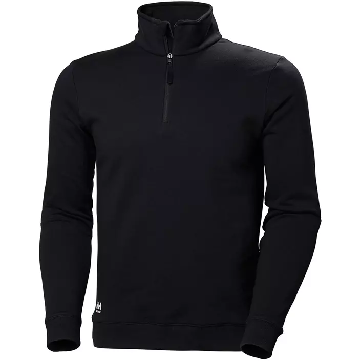 Helly Hansen Manchester sweatshirt half zip, Black, large image number 0