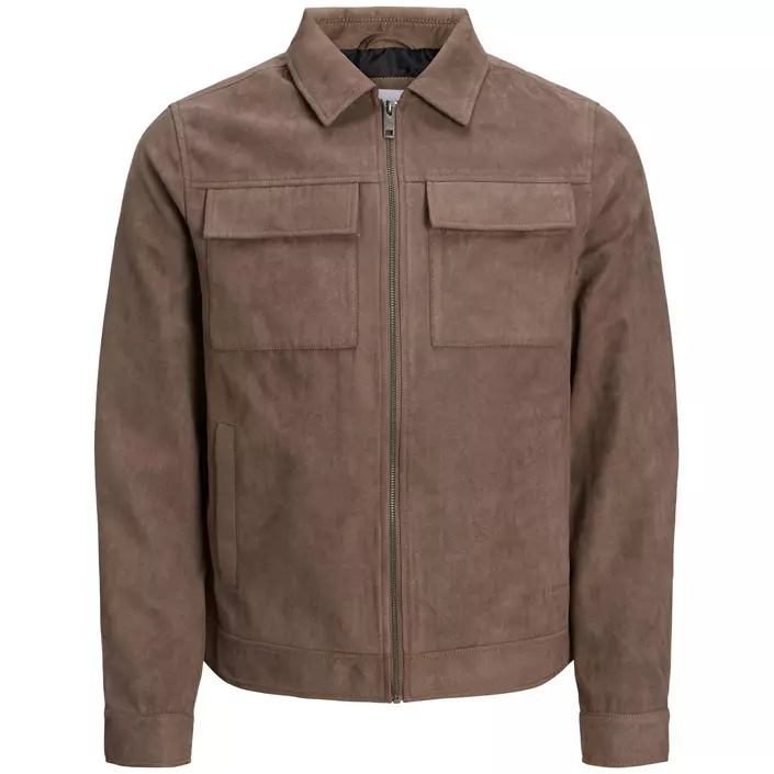 Jack & Jones JJEROCKY PAYTON faux leather jacket, Falcon, large image number 0