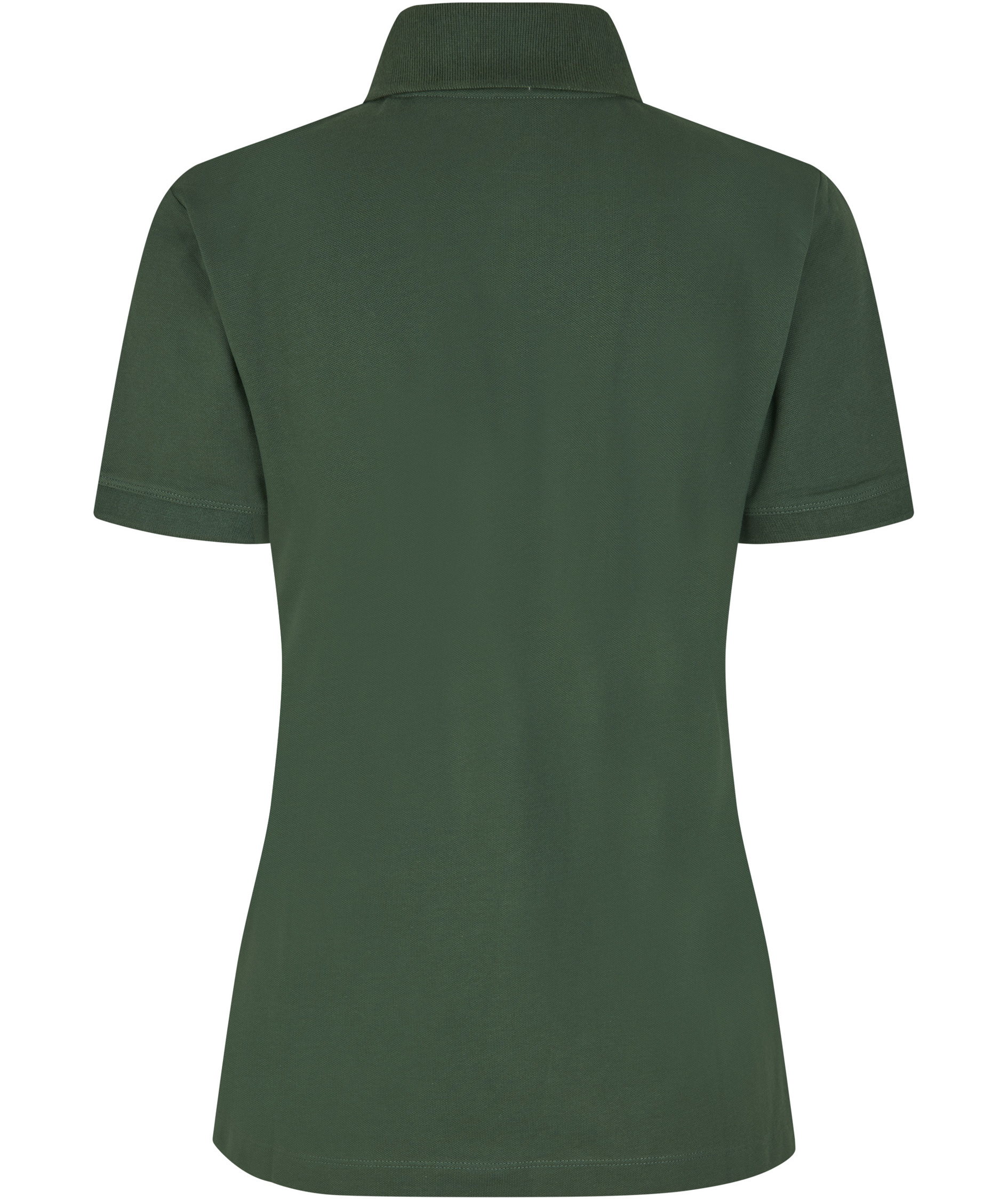 ID organic women's polo shirt, Bottle Green, large image number 1