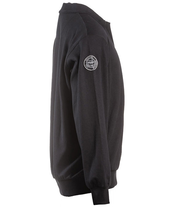 Kramp Original polo sweatshirt, Black, large image number 2