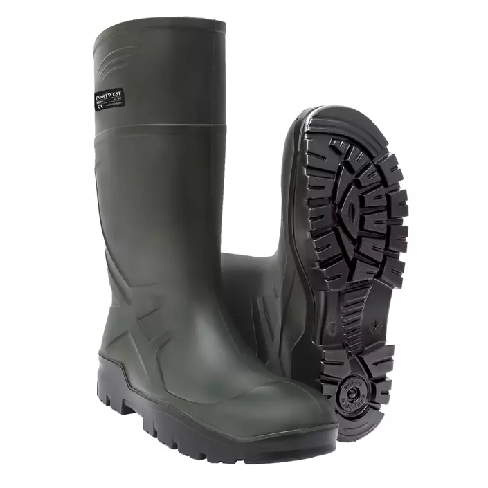 Portwest PU rubber boots O4, Green, large image number 0
