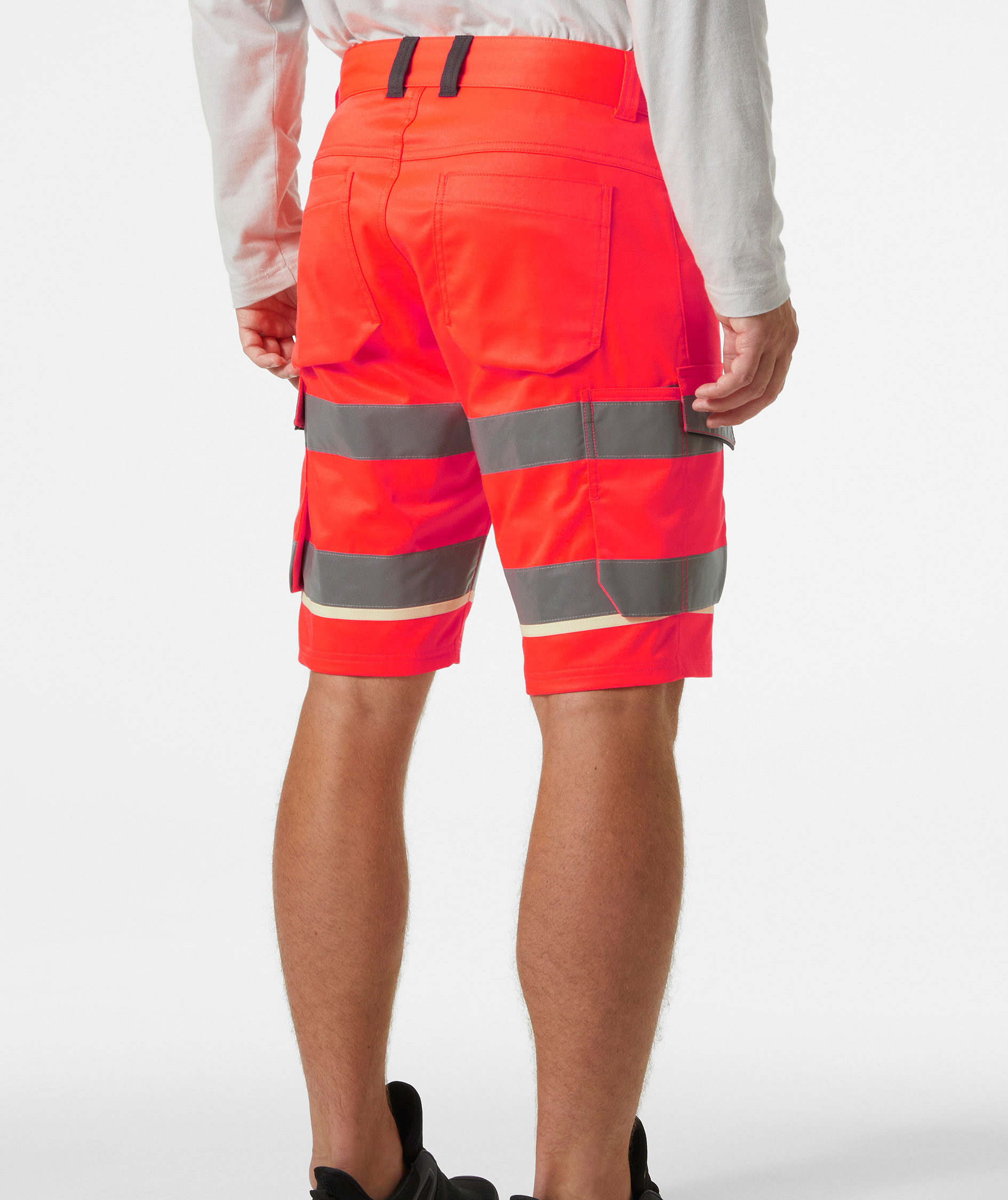 Helly Hansen UC-ME cargo shorts, Hi-Vis Red/Ebony, large image number 3