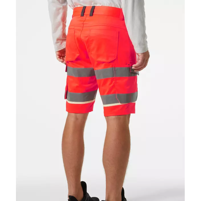 Helly Hansen UC-ME cargo shorts, Hi-Vis Rød/Ebony, large image number 3
