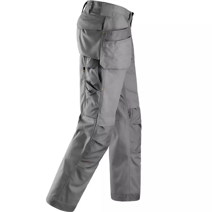 Snickers Canvas+ craftsmen's trousers, Grey, large image number 3