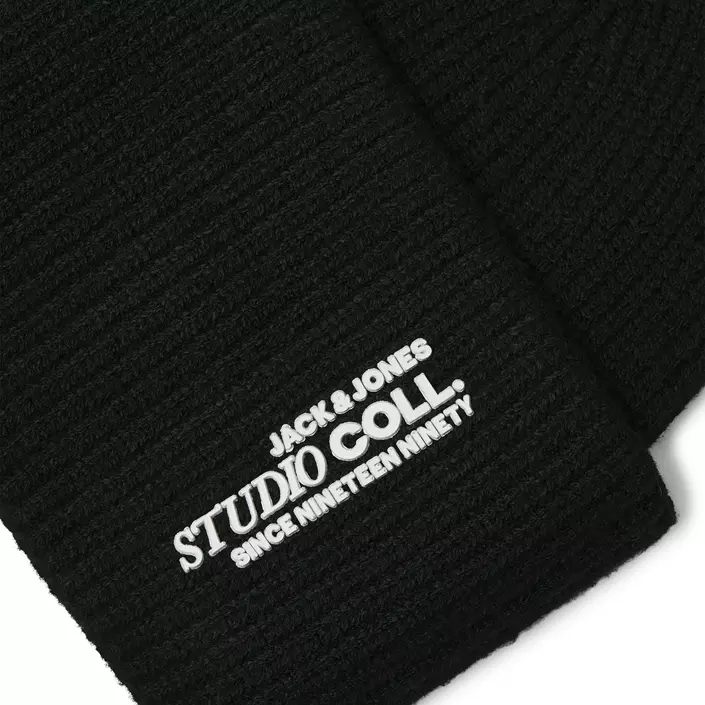Jack & Jones JACCOLL stickad mössa, Black, Black, large image number 2