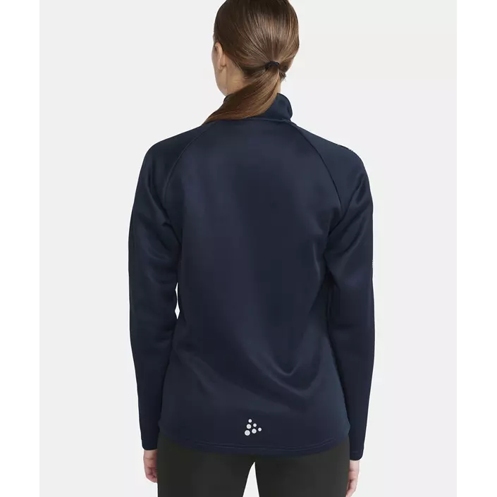 Craft Squad 2.0 women's halfzip training pullover, Navy, large image number 5