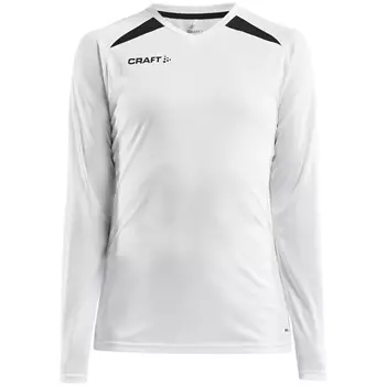 Craft Pro Control Impact long-sleeved women's T-shirt, White/Black