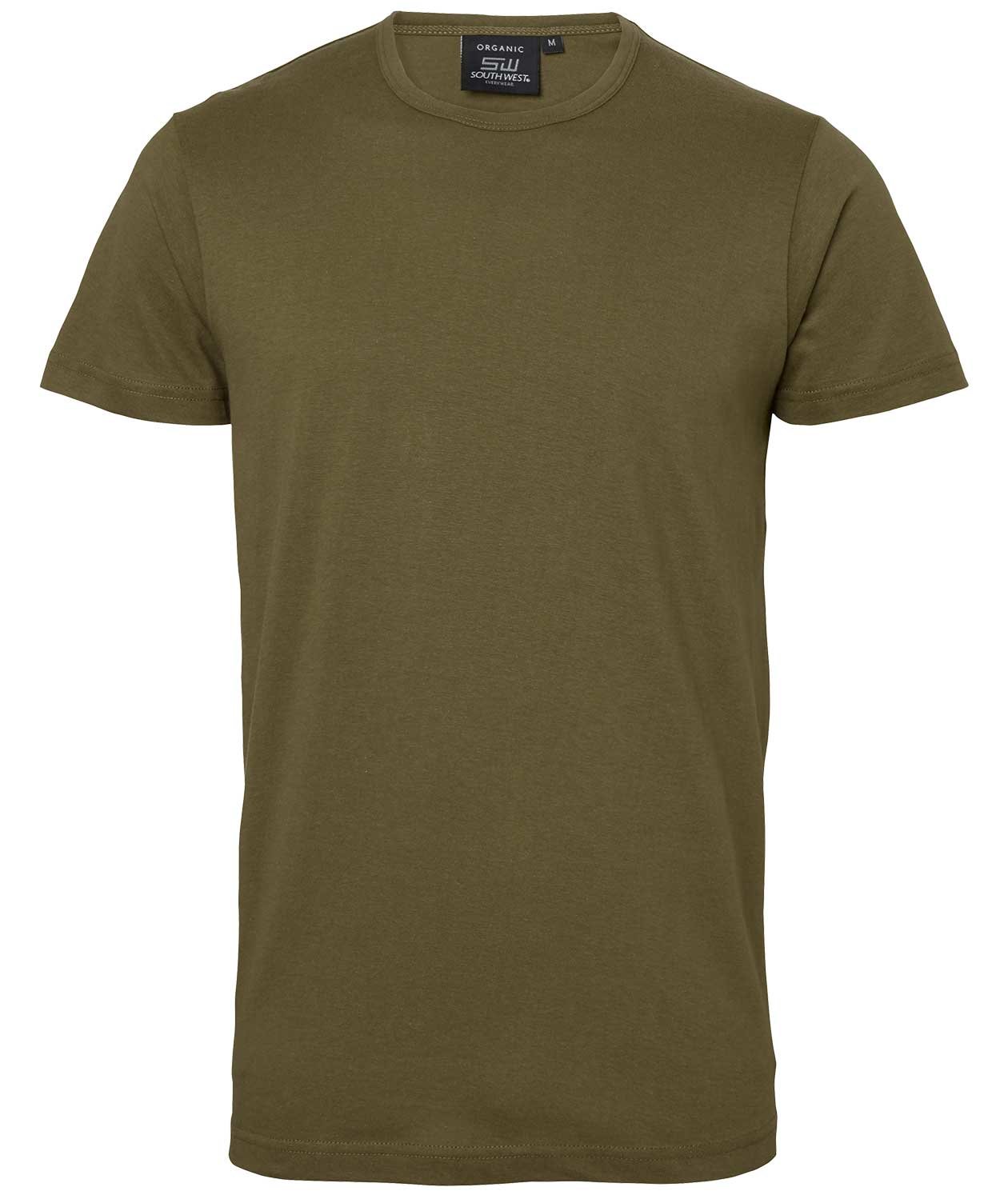 South West Delray ekologisk T-shirt, Olivgr&ouml;n