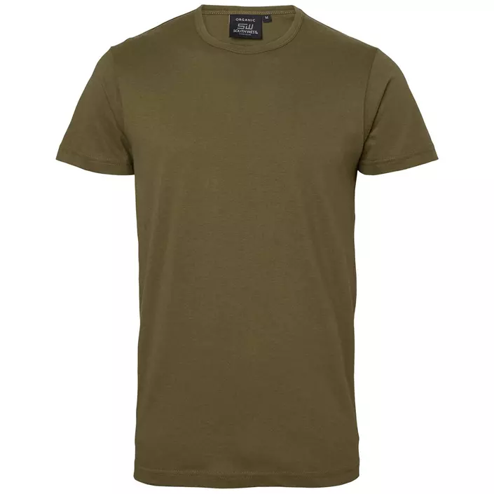 South West Delray organic T-shirt, Olive Green, large image number 0