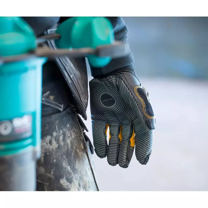 Tegera 9180A pro vibrationsdämpande handskar, Svart, large image number 2
