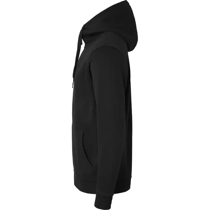 Top Swede hoodie with zipper 185, Black, large image number 3