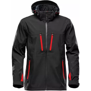 Stormtech Patrol softshell jacket, Black/Red