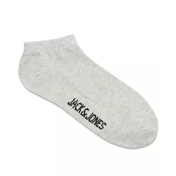 Jack & Jones JACDONGO 5-pack ankle socks, Light Grey Melange