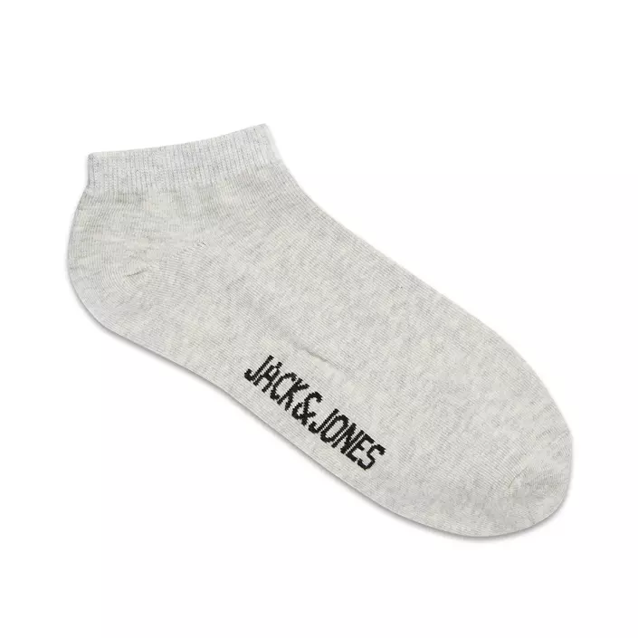 Jack & Jones JACDONGO 5-pack ankle socks, Light Grey Melange, Light Grey Melange, large image number 1