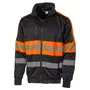 L.Brador  6112P Arbeitssweatshirt, Schwarz/Orange