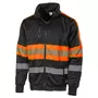 L.Brador  6112P Arbeitssweatshirt, Schwarz/Orange