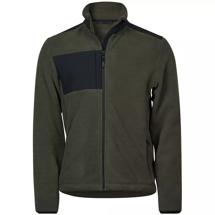 Tee Jays Mountain fleece jacket, Deep Green/Black, large image number 0